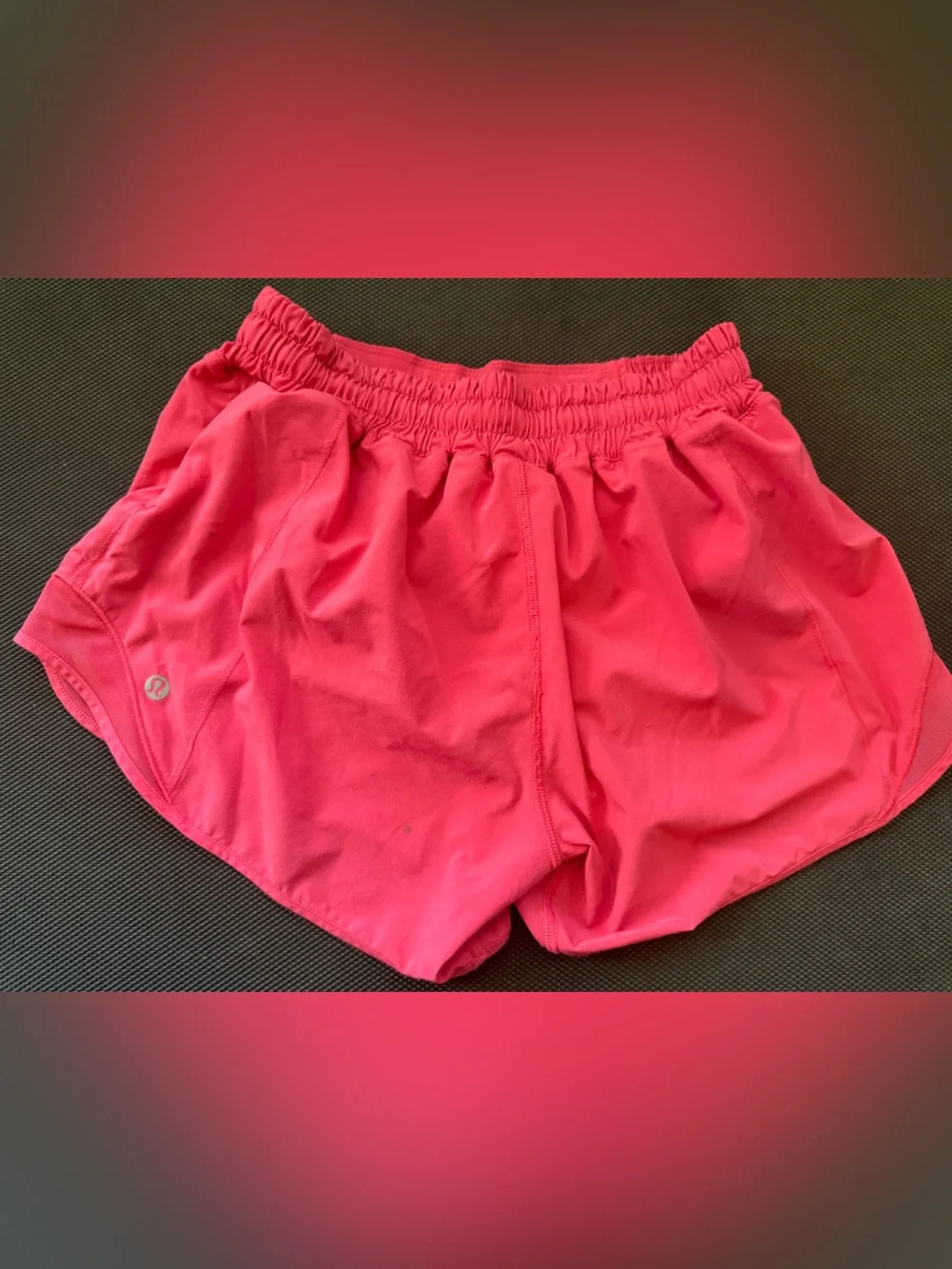 lululemon athletica Bright Pink Running Shorts